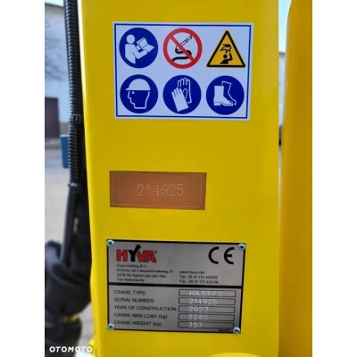 Żuraw hydrauliczny HYVA HA33E2