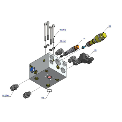 Zamek siłowników głównych (hakowiec Hyva Lift)